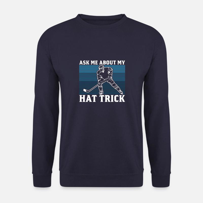 Torwart Lebensstil Eishockey Sport Hockeyspieler - Unisex Pullover - Navy