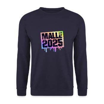 Malle 2025 Colorful Mallorca - Unisex Sweatshirt - navy - Front - Alina (178cm) & Michal (187cm)