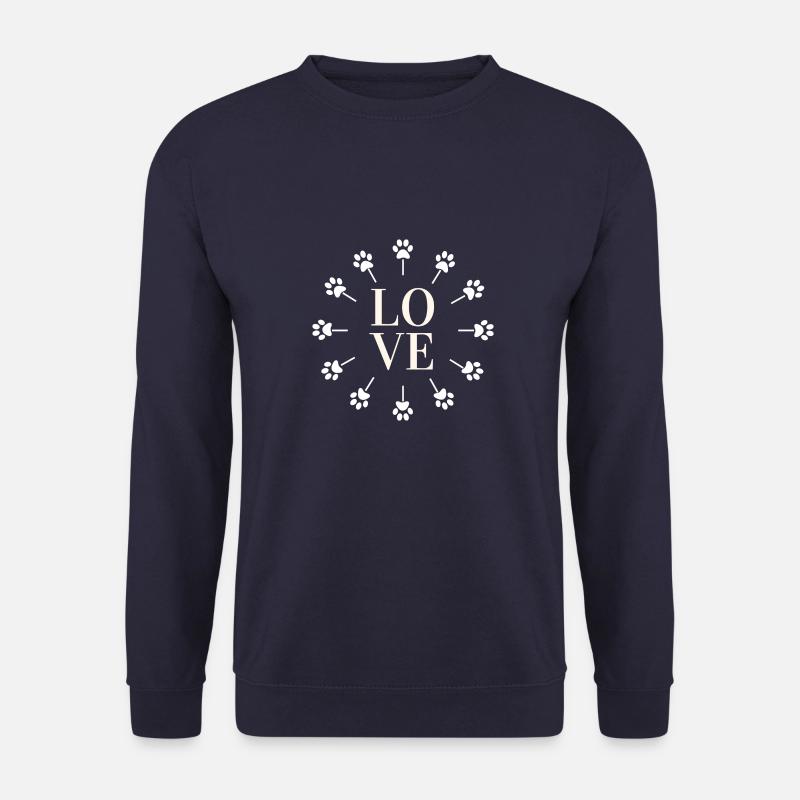 Love Dogs Hundeliebe Hundemensch - Unisex Pullover - Navy