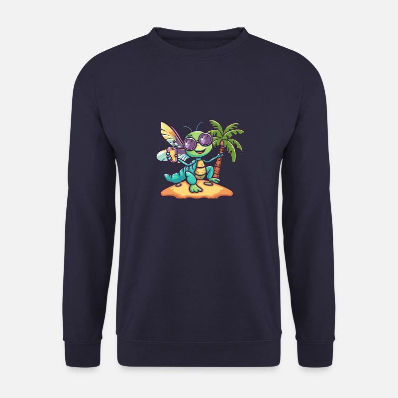 Libellule vacances d’été - Sweat-shirt Unisexe - marine