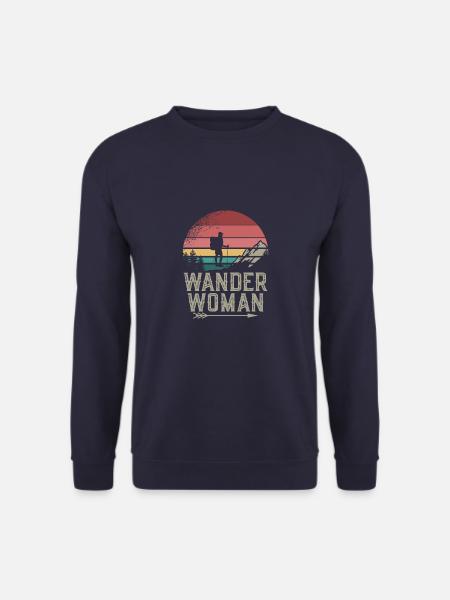 Wander Woman - Unisex Pullover - Navy