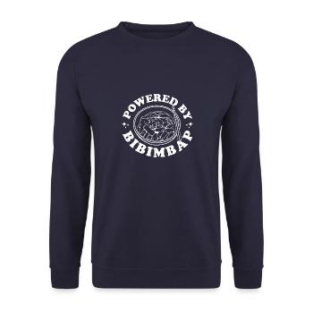 Bibimbap Kimchi Korean Cuisine Dish Ramen - Unisex Sweatshirt - navy - Front - Alina (178cm) & Michal (187cm)