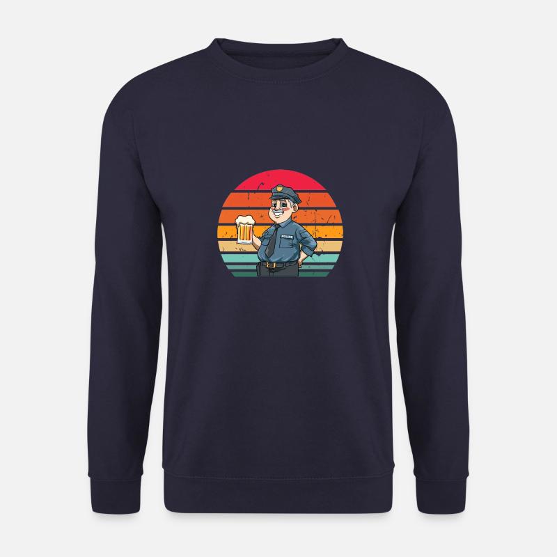 Vollizei Beamter Biertrinker - Unisex Pullover - Navy