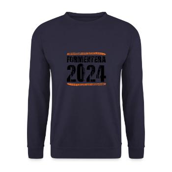 Devis Formentera 2024 - Sweat-shirt Unisexe - marine - Devant - Alina (178cm) & Michal (187cm)