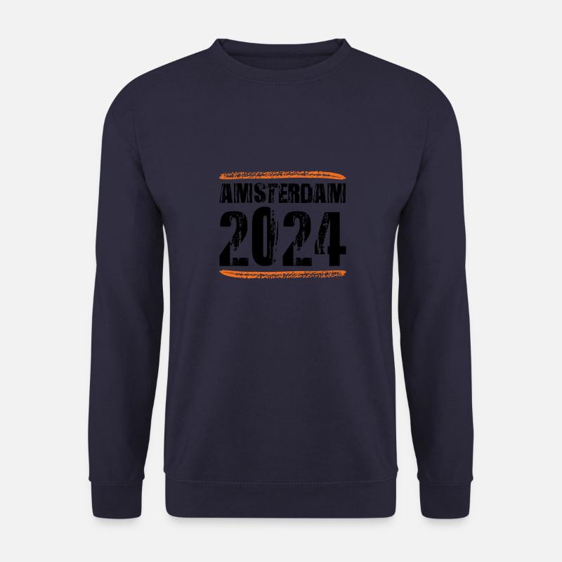Devis Amsterdam 2024 - Sweat-shirt Unisexe - marine