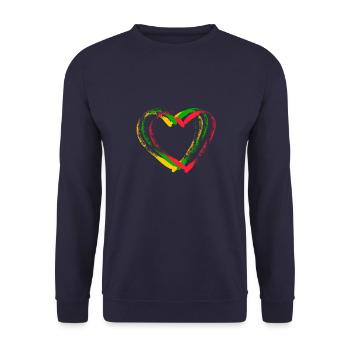 Myanmar Asien Flagge Birma Burmesisch Reise - Unisex Pullover - Navy - Vorne - Alina (178cm) & Michal (187cm)