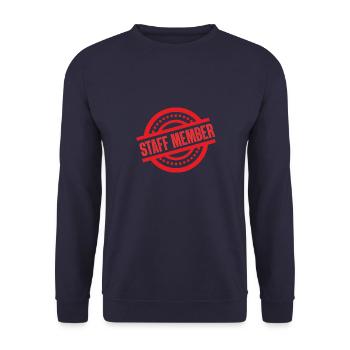 Membre du personnel - Sweat-shirt Unisexe - marine - Devant - Alina (178cm) & Michal (187cm)