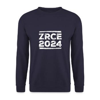 Zrce 2024 Saying - Unisex Sweatshirt - navy - Front - Alina (178cm) & Michal (187cm)