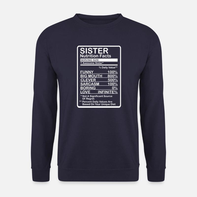 Sister Nutritional Values - Unisex Sweatshirt - navy