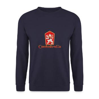 Tschechien Geschichte Slowakei patriotisch - Unisex Pullover - Navy - Vorne - Alina (178cm) & Michal (187cm)