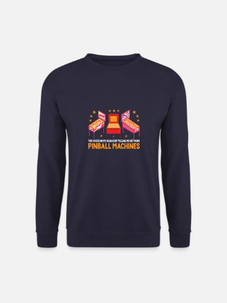 Vintage Pinball Machine Retro Arcade Spiel Liebhab - Unisex Pullover - Navy