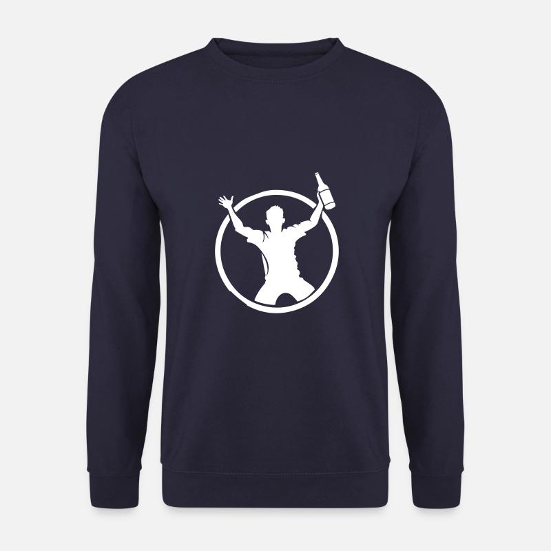 Silhouette Drinking - Unisex Sweatshirt - navy