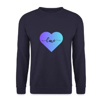 Dog Dogs Dogs - Unisex Sweatshirt - navy - Front - Alina (178cm) & Michal (187cm)