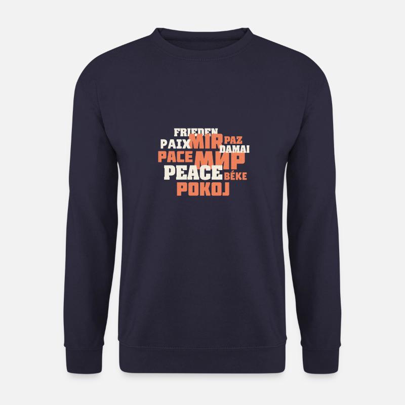 Frieden USSR Sowjetisch Russland Kommunismus - Unisex Pullover - Navy