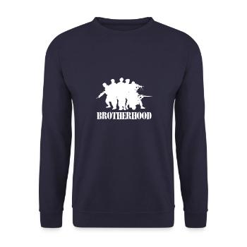 armée militaire Soldats de la Bundeswehr parachutistes - Sweat-shirt Unisexe - marine - Devant - Alina (178cm) & Michal (187cm)