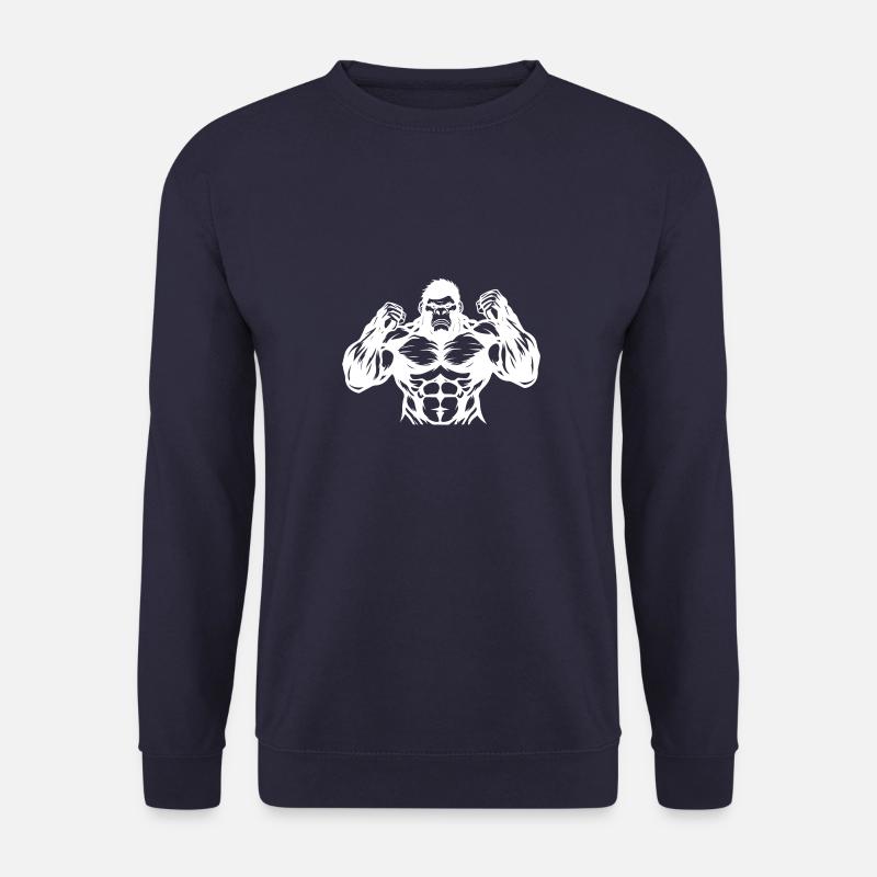 Gorilla Musculation - Sweat-shirt Unisexe - marine