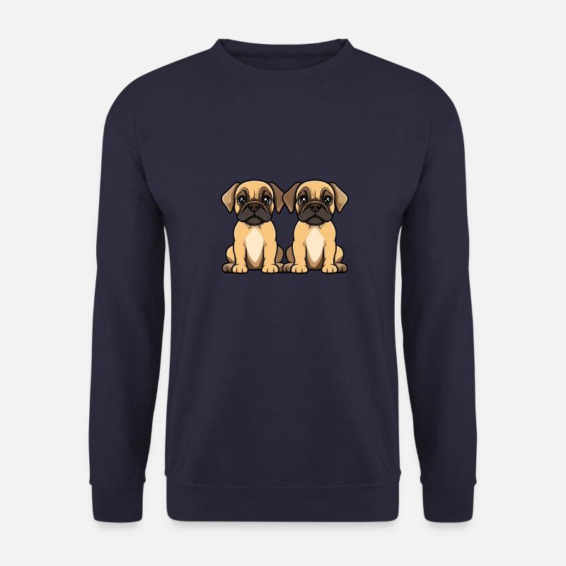 Bullmastiff Hund Comic - Unisex Pullover - Navy