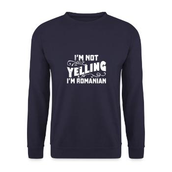 Balkans Roumanie Vacances Roumanie Voyage Personnes - Sweat-shirt Unisexe - marine - Devant - Alina (178cm) & Michal (187cm)