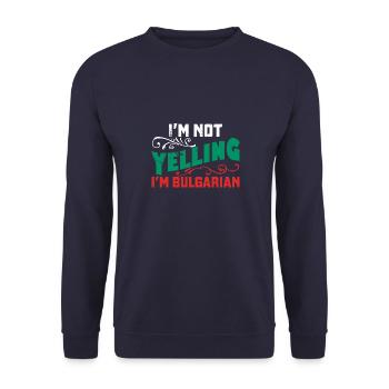 Bulgaria Origin Balkans Sofia Holidays Travel - Unisex Sweatshirt - navy - Front - Alina (178cm) & Michal (187cm)