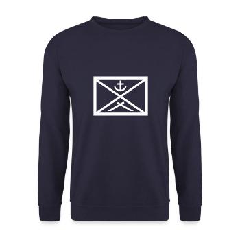 Naval security Tactical sign Bundeswehr - Unisex Sweatshirt - navy - Front - Alina (178cm) & Michal (187cm)