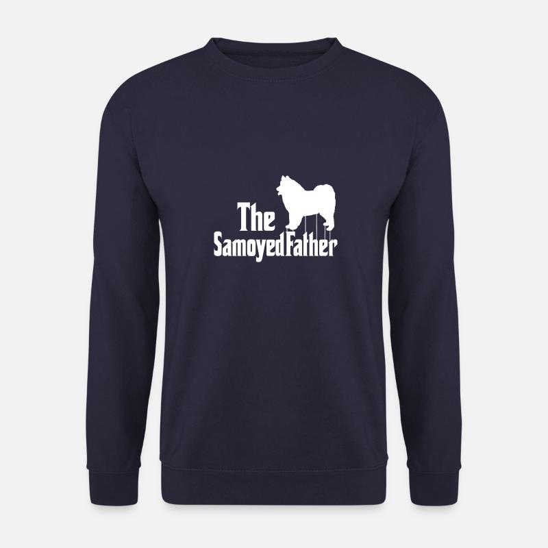 Lustiges Samojeden Herrchen Parodie Samojede - Unisex Pullover - Navy