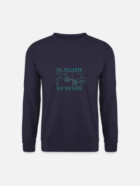 Fibonacci Numbers Geometry Math Teacher - Unisex Sweatshirt - navy