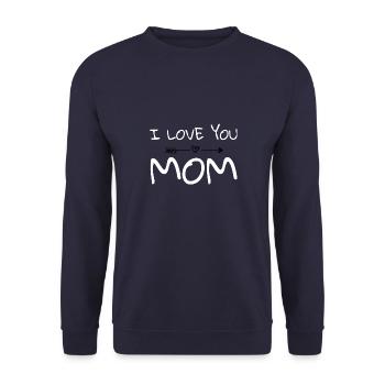 Mothers' Day - Unisex Sweatshirt - navy - Front - Alina (178cm) & Michal (187cm)