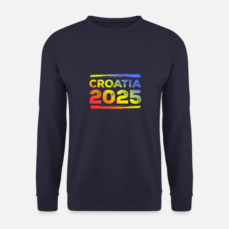 Croatia 2025 Bunt - Unisex Pullover - Navy