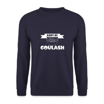 Kochbuch Suppe Ungarn Ungarische Gericht - Unisex Pullover - Navy - Vorne - Alina (178cm) & Michal (187cm)