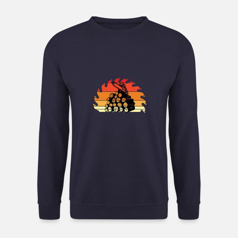 Kettensäge Axt Förster Holzfäller Säge Kette - Unisex Pullover - Navy