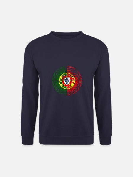 Portugal Flagge - Unisex Pullover - Navy
