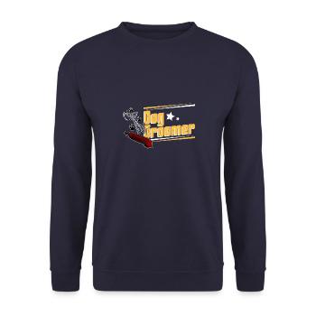 Hundepflege Schneiden Grooming Hunde Hundehalter - Unisex Pullover - Navy - Vorne - Alina (178cm) & Michal (187cm)