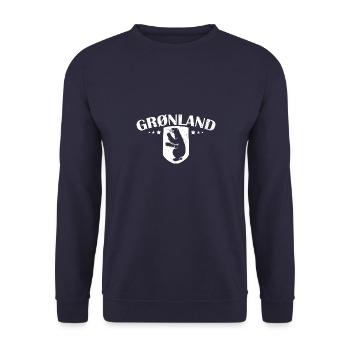 Grönland Tupilaq Kalaallit Nunaat Dänemark - Unisex Pullover - Navy - Vorne - Alina (178cm) & Michal (187cm)