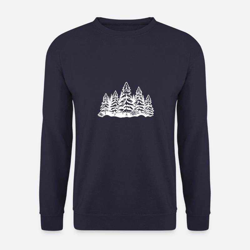 Forest Trees - Unisex Sweatshirt - navy