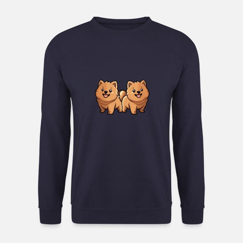 Chow Chow Hund Comic - Unisex Pullover - Navy