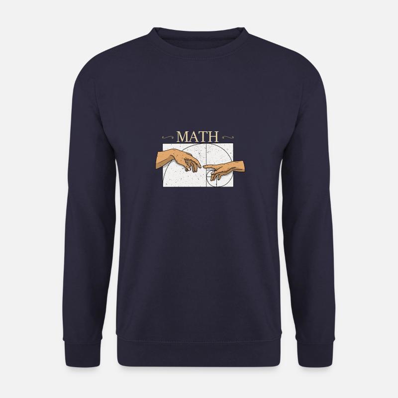 Fibonacci Zahlen Mathe Kunst Geometrie Geek - Unisex Pullover - Navy