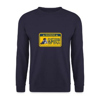 Brasiliansk Jiu-Jitsu BJJ Piger Sport - Unisex sweater - marineblå - Foran - Alina (178cm) & Michal (187cm)