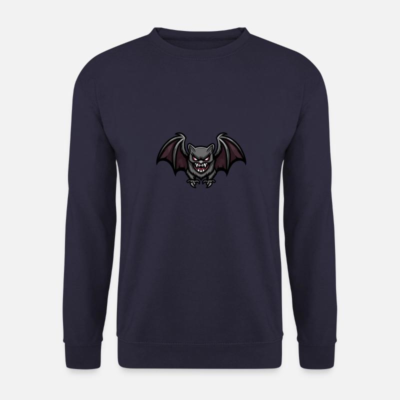 Fledermaus Halloween Comic Blutsauger - Unisex Pullover - Navy