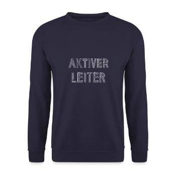Aktiver Leiter Schaltplan Elektronik Elektrik - Unisex Pullover - Navy - Vorne - Alina (178cm) & Michal (187cm)
