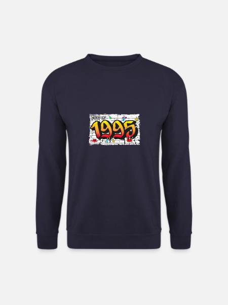 Le meilleur des graffitis de 1995 – 30 ans de nostalgie des néons - Sweat-shirt Unisexe - marine