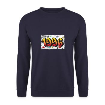 Épique depuis 1996 Graffiti – 29 ans d’Urban Rebel - Sweat-shirt Unisexe - marine - Devant - Alina (178cm) & Michal (187cm)