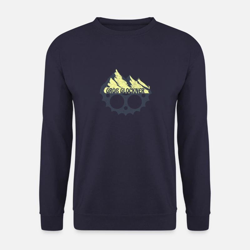 Radfahren am Großglockner - Unisex Pullover - Navy