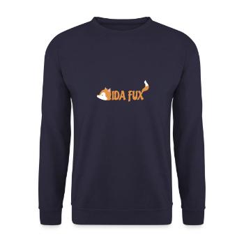 Oida Fux - Sweat-shirt Unisexe - marine - Devant - Alina (178cm) & Michal (187cm)