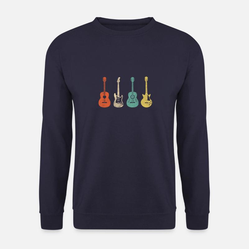 Vintage guitars - Unisex Sweatshirt - navy