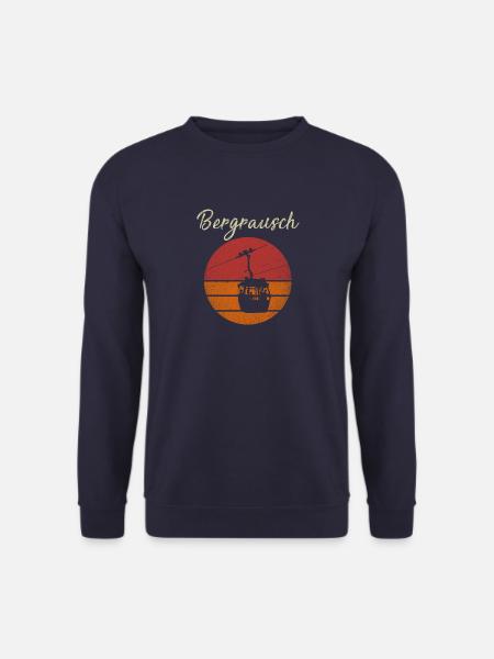 Bergrausch Gondel Bergbahn Gipfel Geschenk - Unisex Pullover - Navy