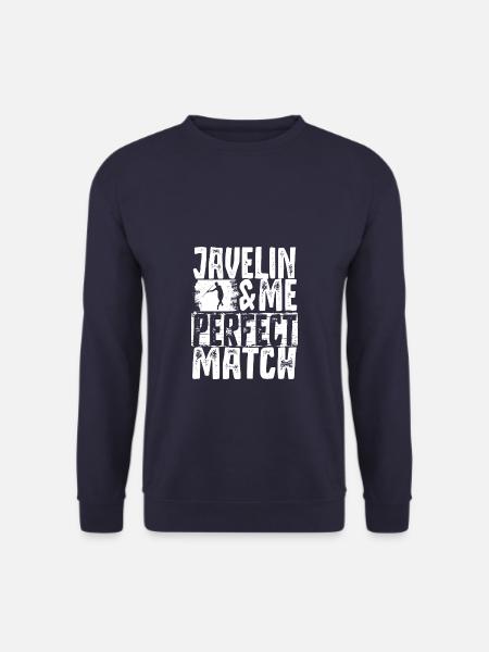 Speerwurf Leichtathletik Sport - Unisex Pullover - Navy