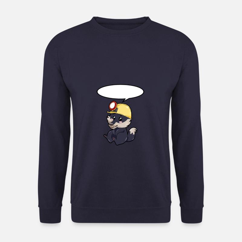 Bergarbeiter Wolf - Unisex Pullover - Navy