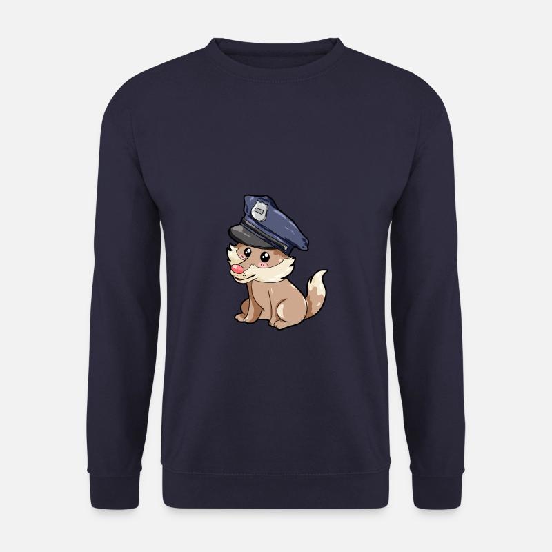 Polizist Wolf - Unisex Pullover - Navy