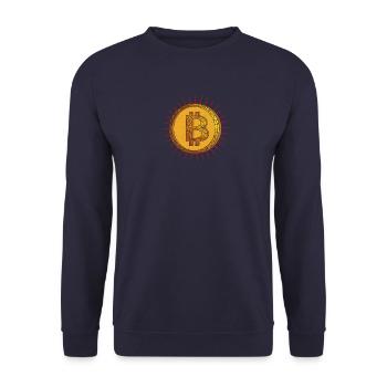 Bitcoin - Sweat-shirt Unisexe - marine - Devant - Alina (178cm) & Michal (187cm)