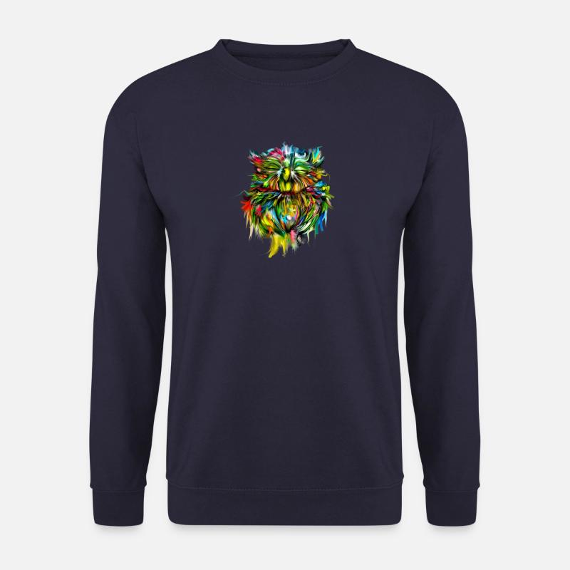 Cute tropical glowl - Unisex Pullover - Navy